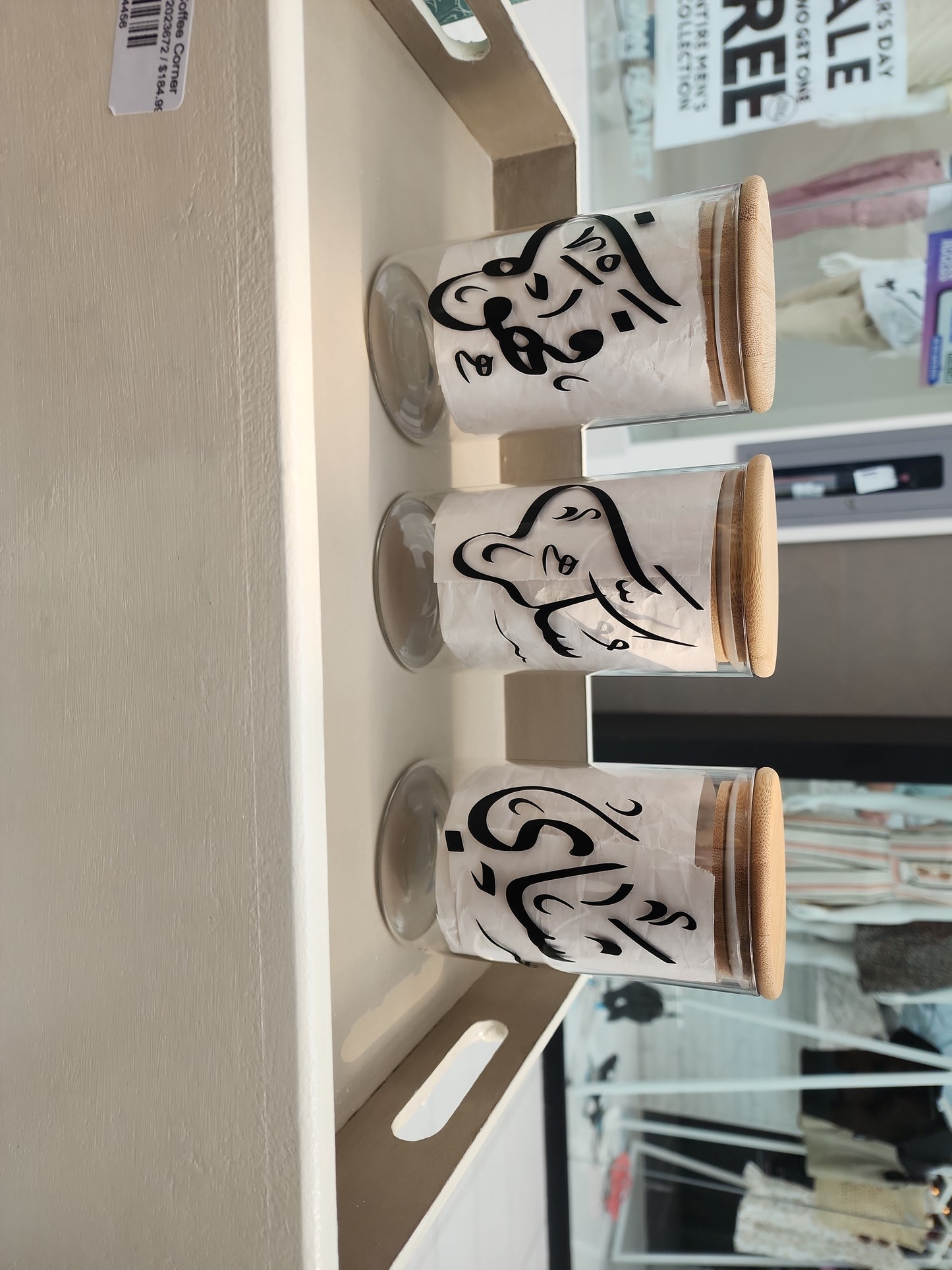 Coffee & Tea & Sugar Jar Set