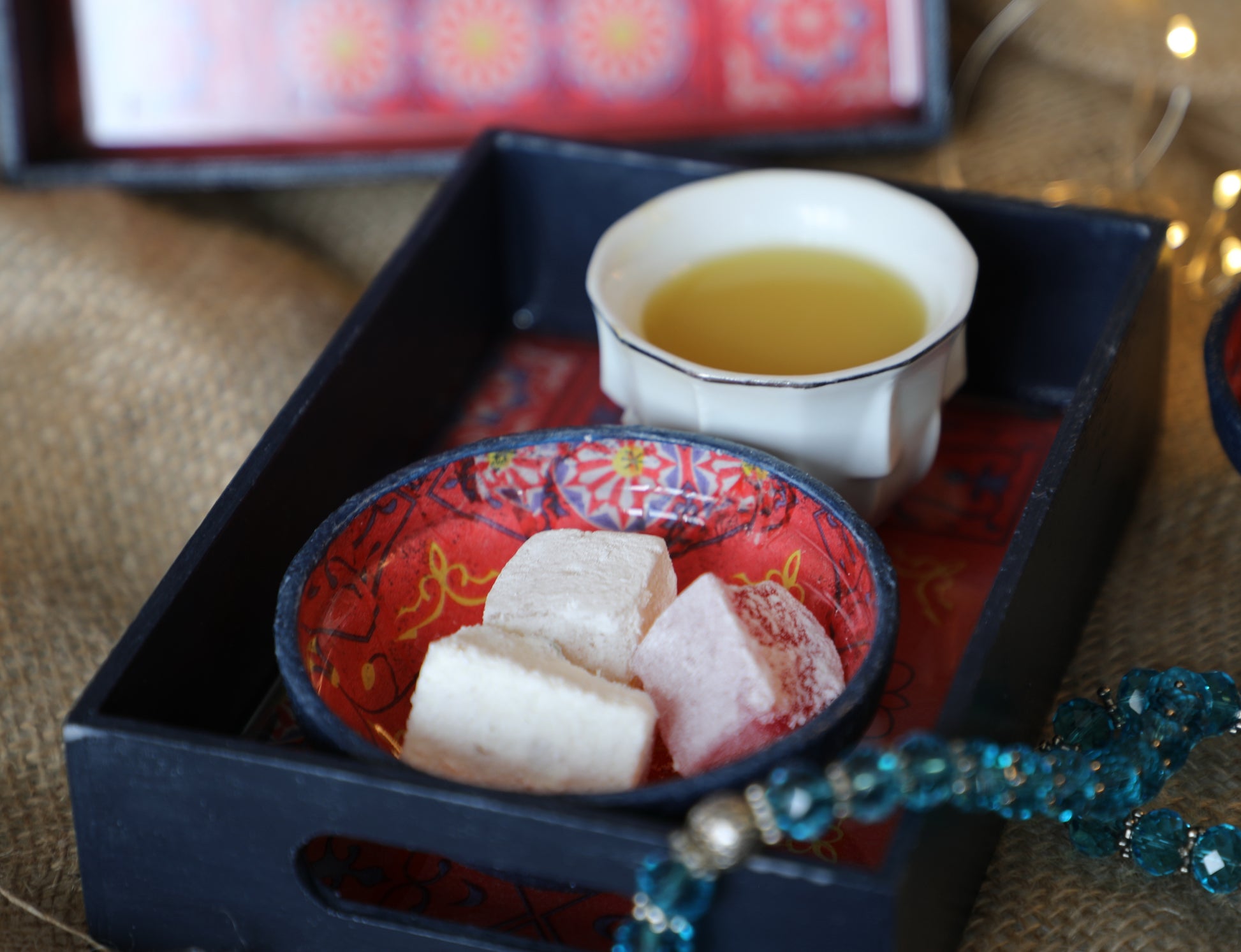 Ramadan One Tray & One Bowl Set Trays - Laila Beauty Care Trays