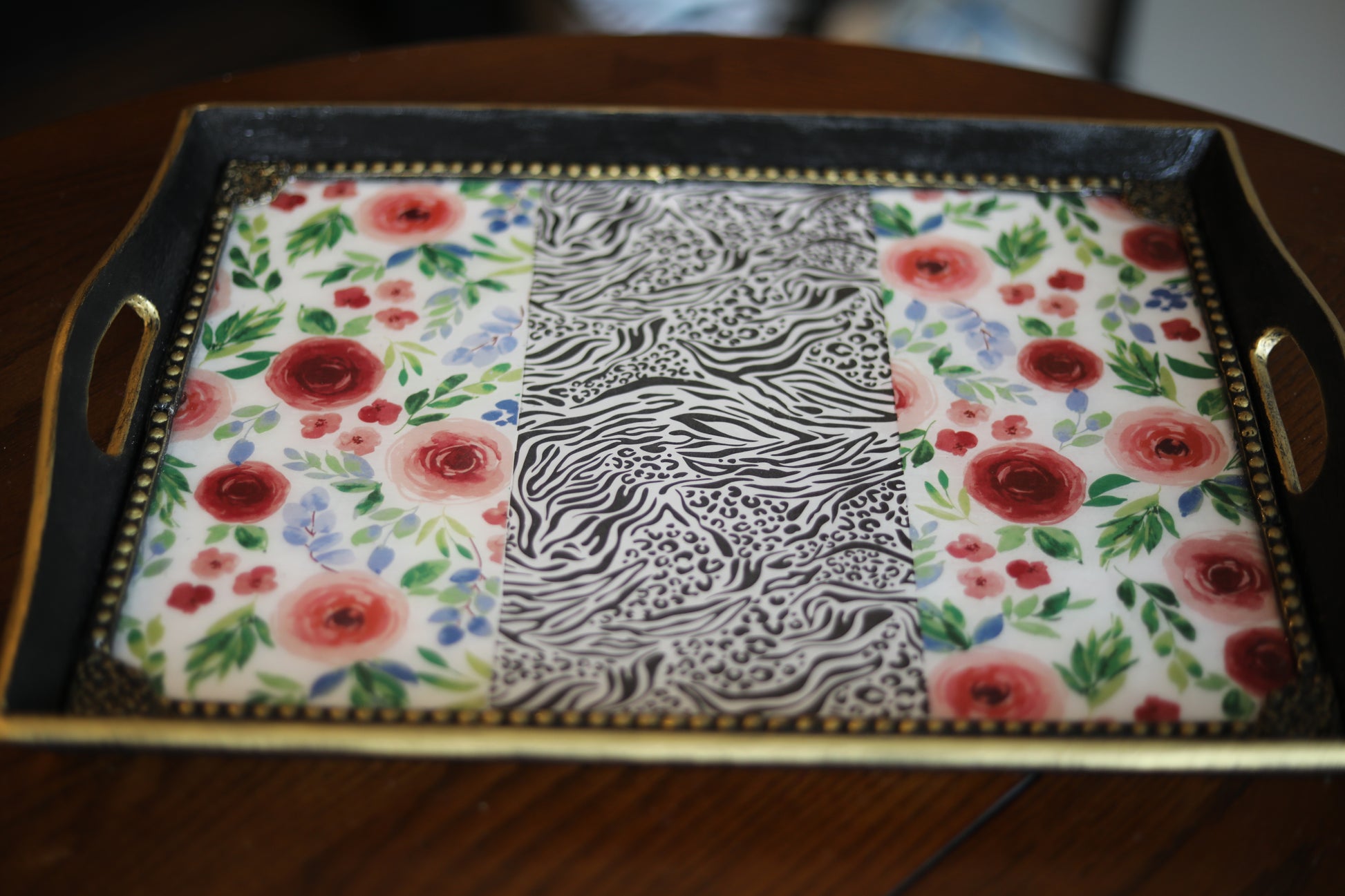 Rose Zebra Tray Trays - Laila Beauty Care Trays