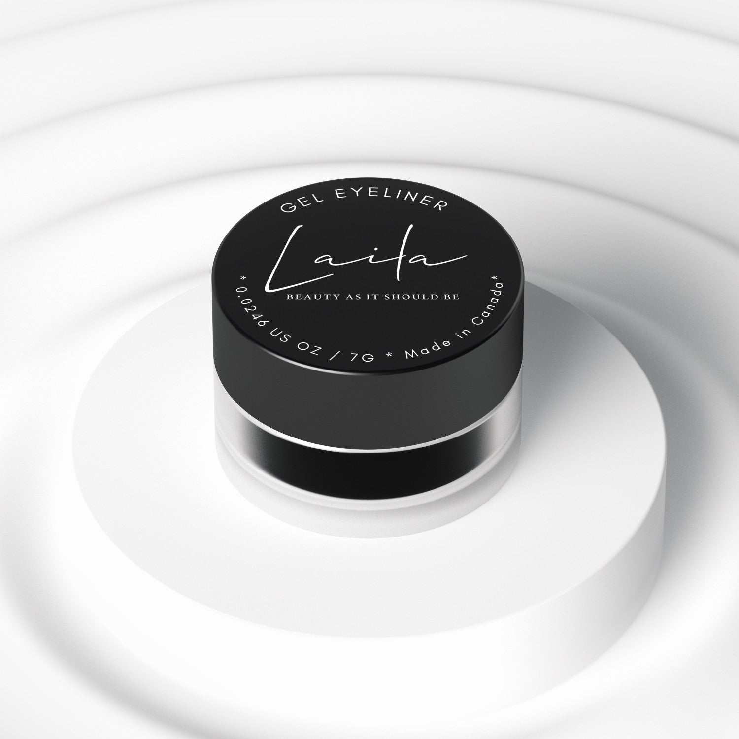 Black Eyeliner Gel Eyeliner - Laila Beauty Care Gel Eyeliner