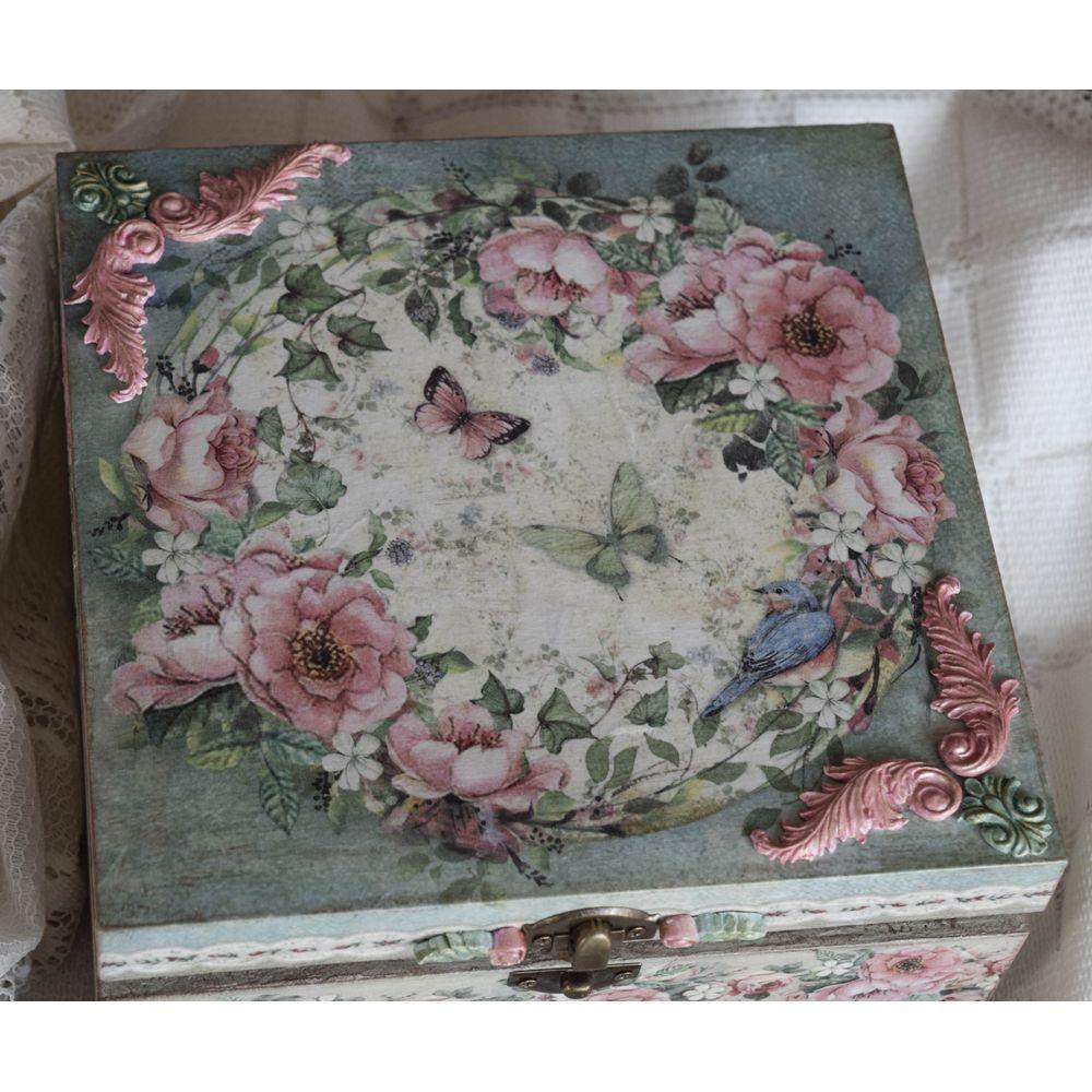 Floral Jewelry Box Jewelry Box - Laila Beauty Care Jewelry Box