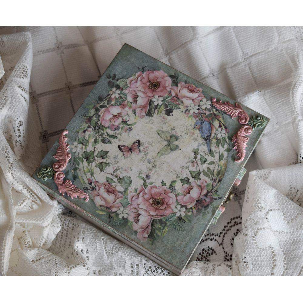 Floral Jewelry Box Jewelry Box - Laila Beauty Care Jewelry Box