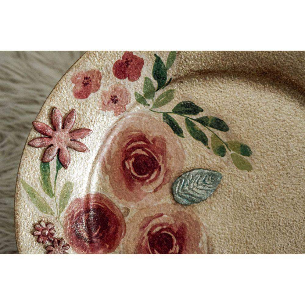 Golden Plate Decorative Plate - Laila Beauty Care Decorative Plate