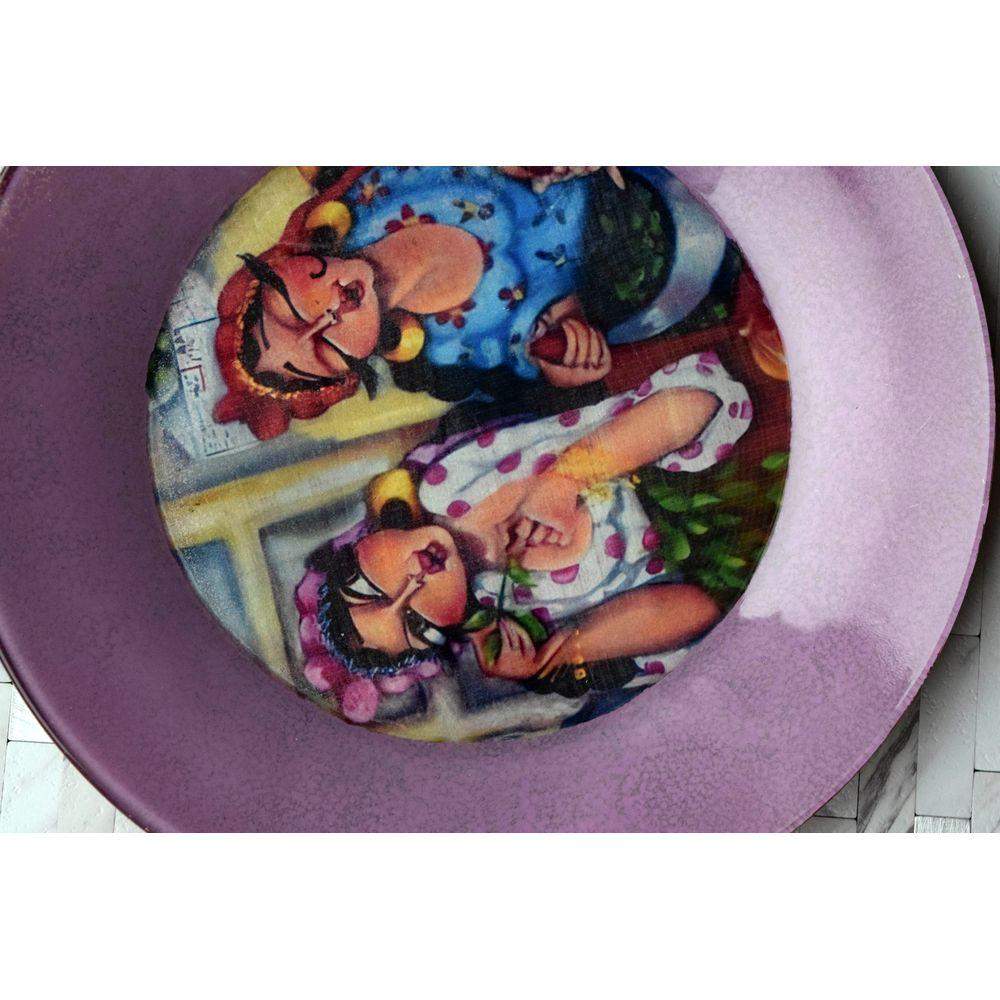 Oriental Modern Plate (Khalty w Khaltak) Decorative Plate - Laila Beauty Care Decorative Plate