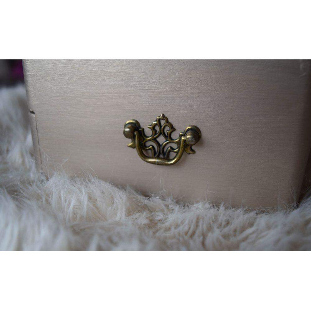 Champagne Gold & Lavender Jewelry Box Jewelry Box - Laila Beauty Care Jewelry Box
