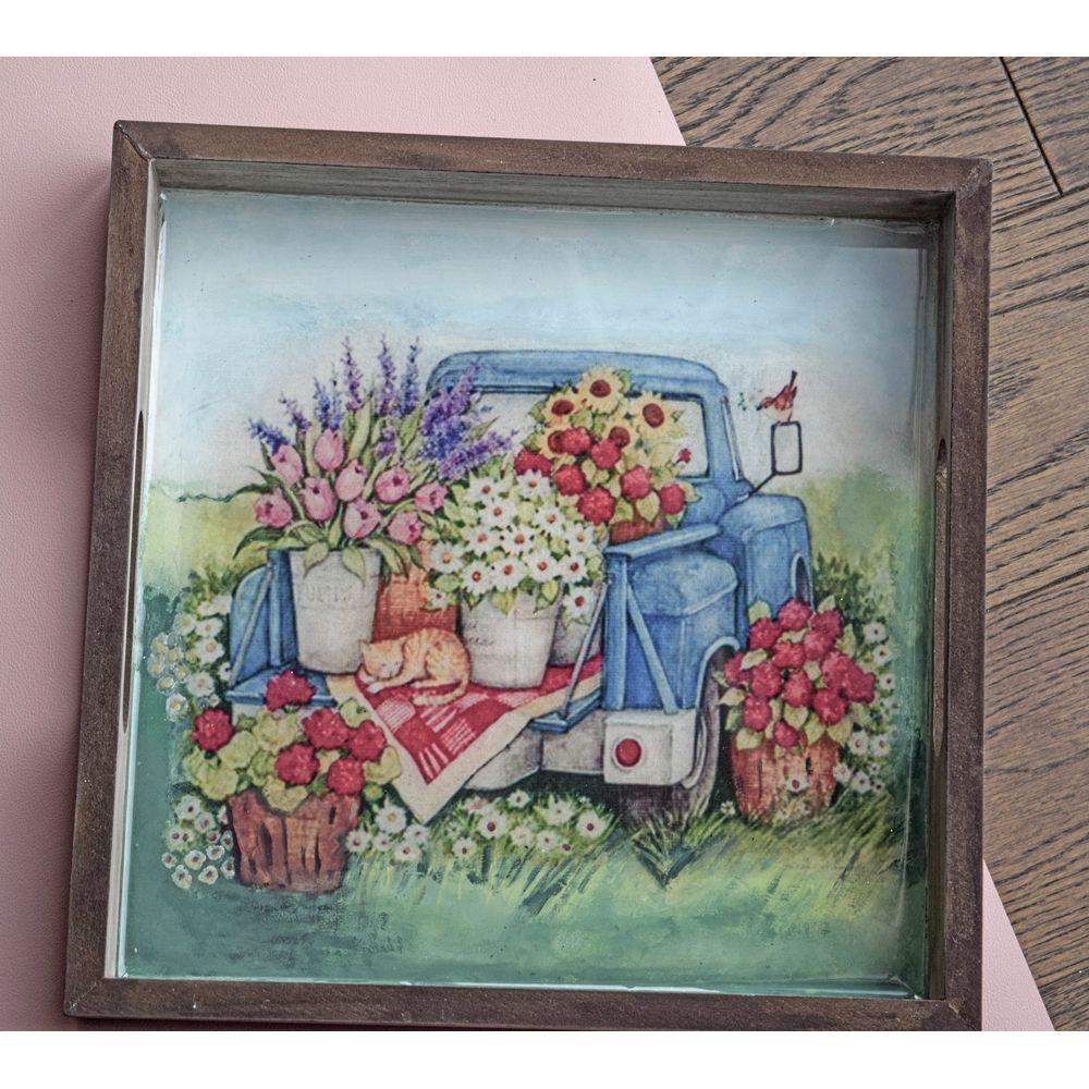 Flower Truck Resin Tray Trays - Laila Beauty Care Trays