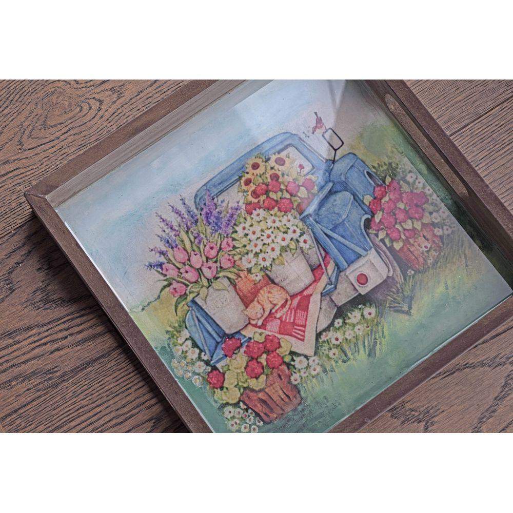 Flower Truck Resin Tray Trays - Laila Beauty Care Trays