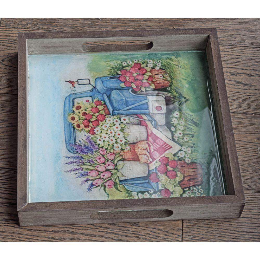 Flower Truck Resin Tray Trays - Laila Beauty Care Trays