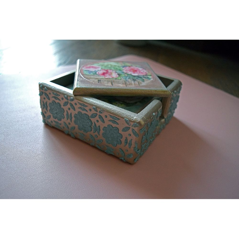 Victorian Golden Coasters Coasters - Laila Beauty Care Coasters