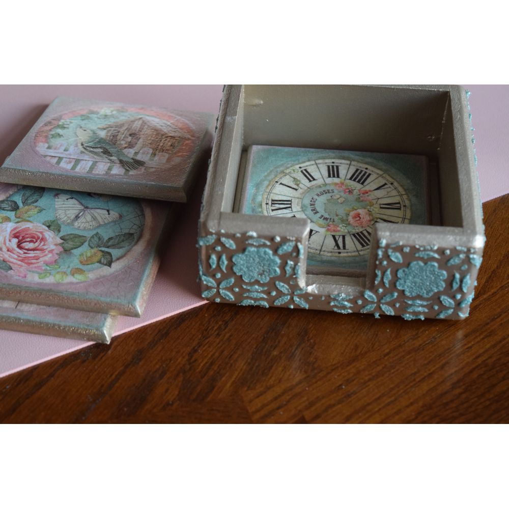 Victorian Golden Coasters Coasters - Laila Beauty Care Coasters