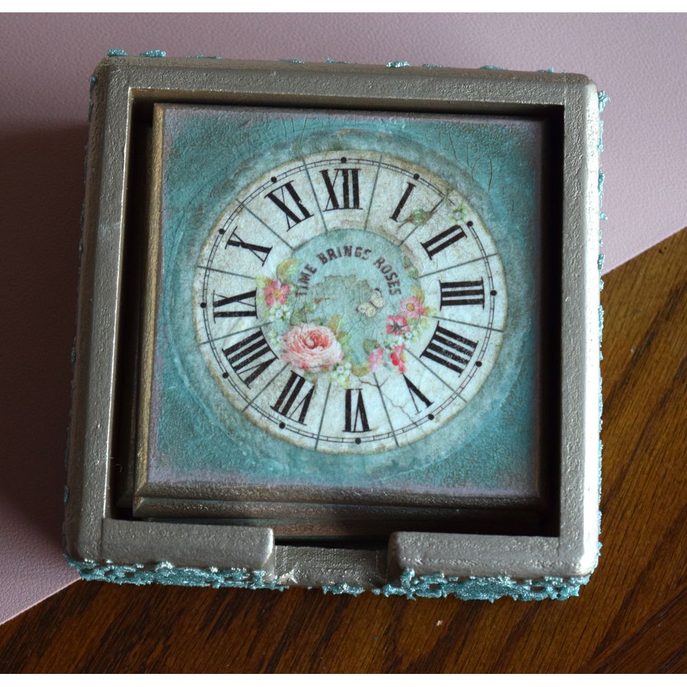 Victorian Golden Coasters Coasters - Laila Beauty Care Coasters