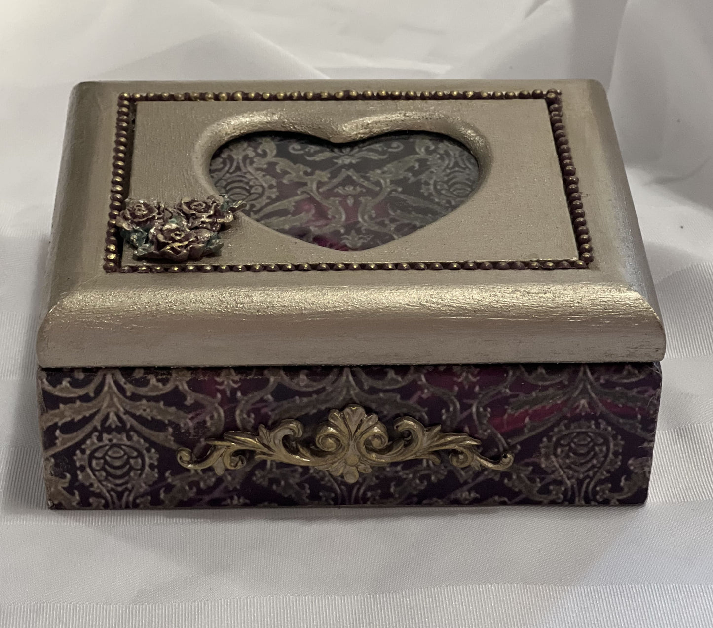 Small Champagne Jewelry Box