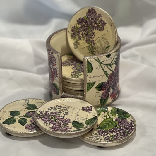 Floral Ceramic Coasters