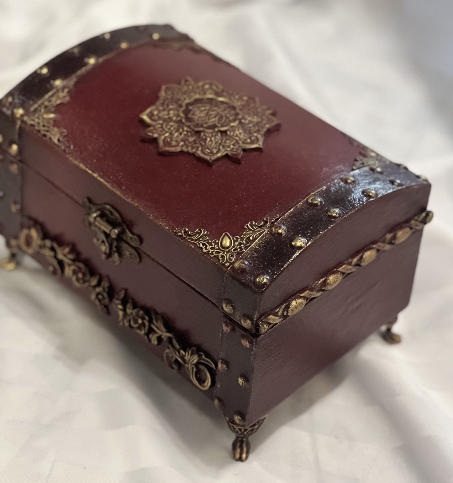 Burgandy Treasure (Small) Box