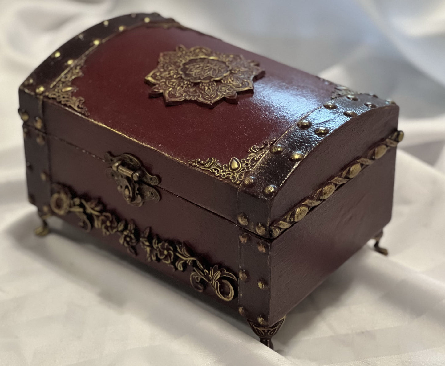 Burgandy Treasure (Small) Box