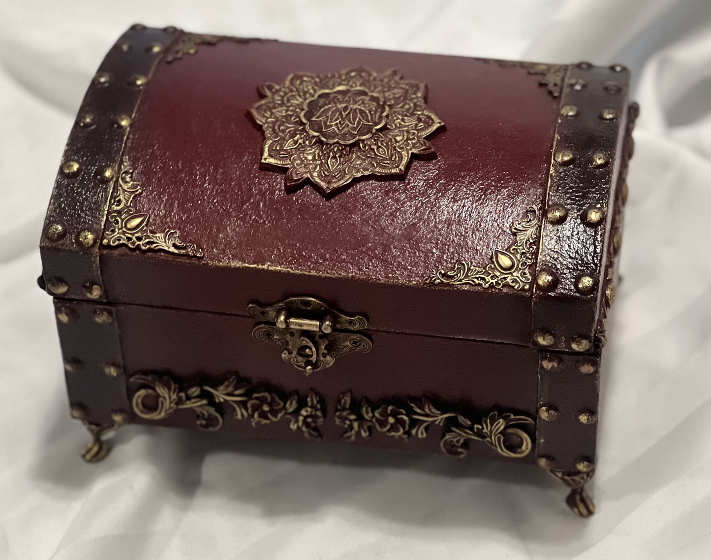 Burgandy Treasure (Small) Box