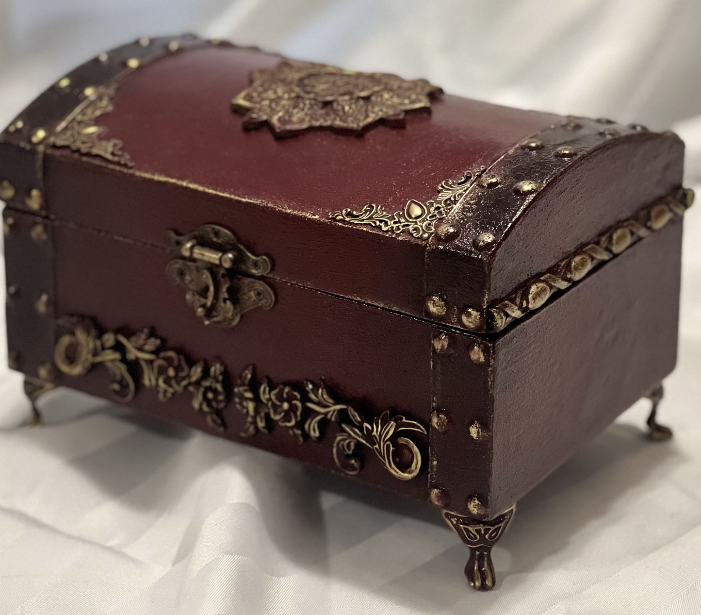 Burgandy Treasure (Small) Box