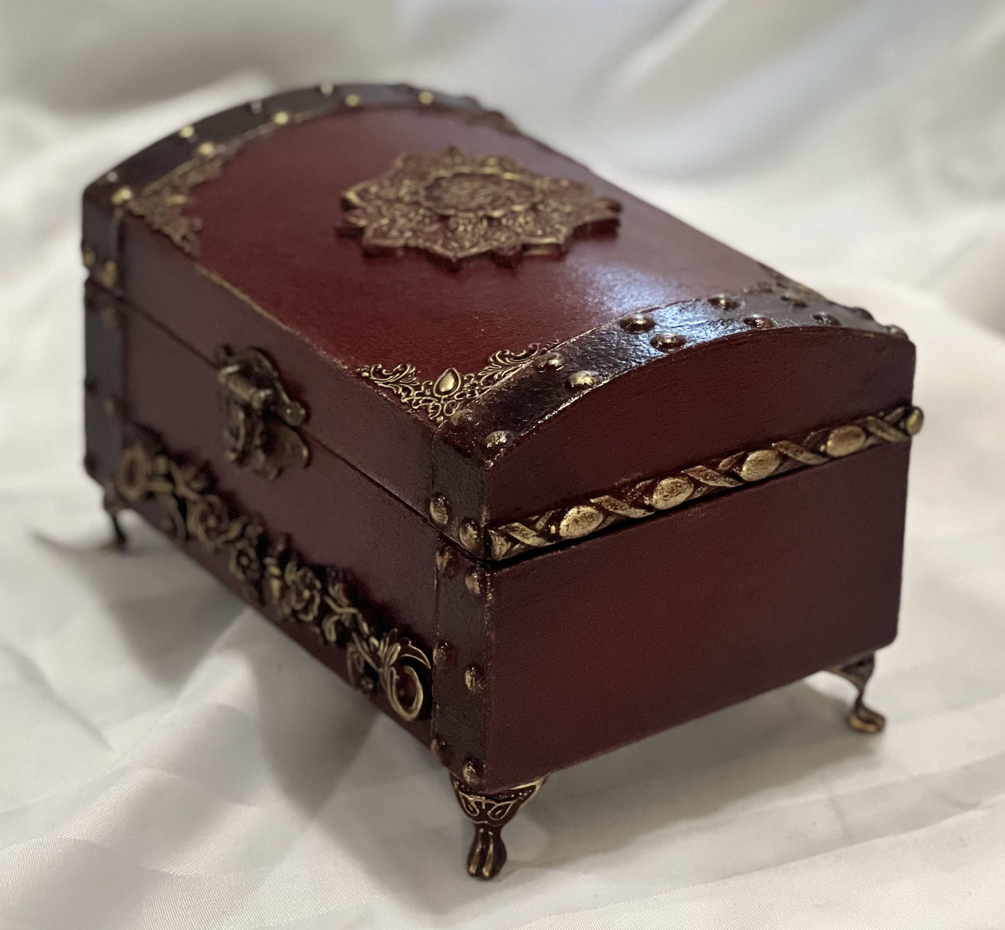 Burgandy Treasure (Small) Box