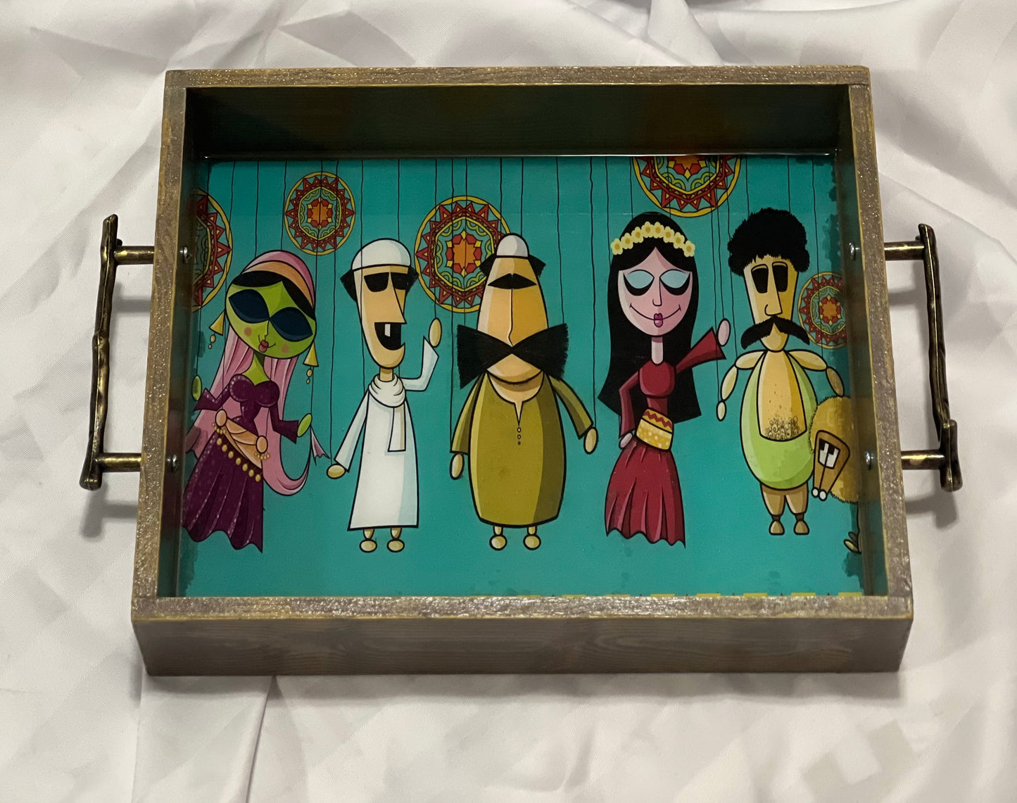 Great Night (ELeilah ElKebera) with Coasters Tray