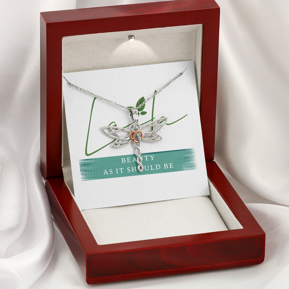 Laila - Dragonfly Necklace Jewelry - Laila Beauty Care Jewelry