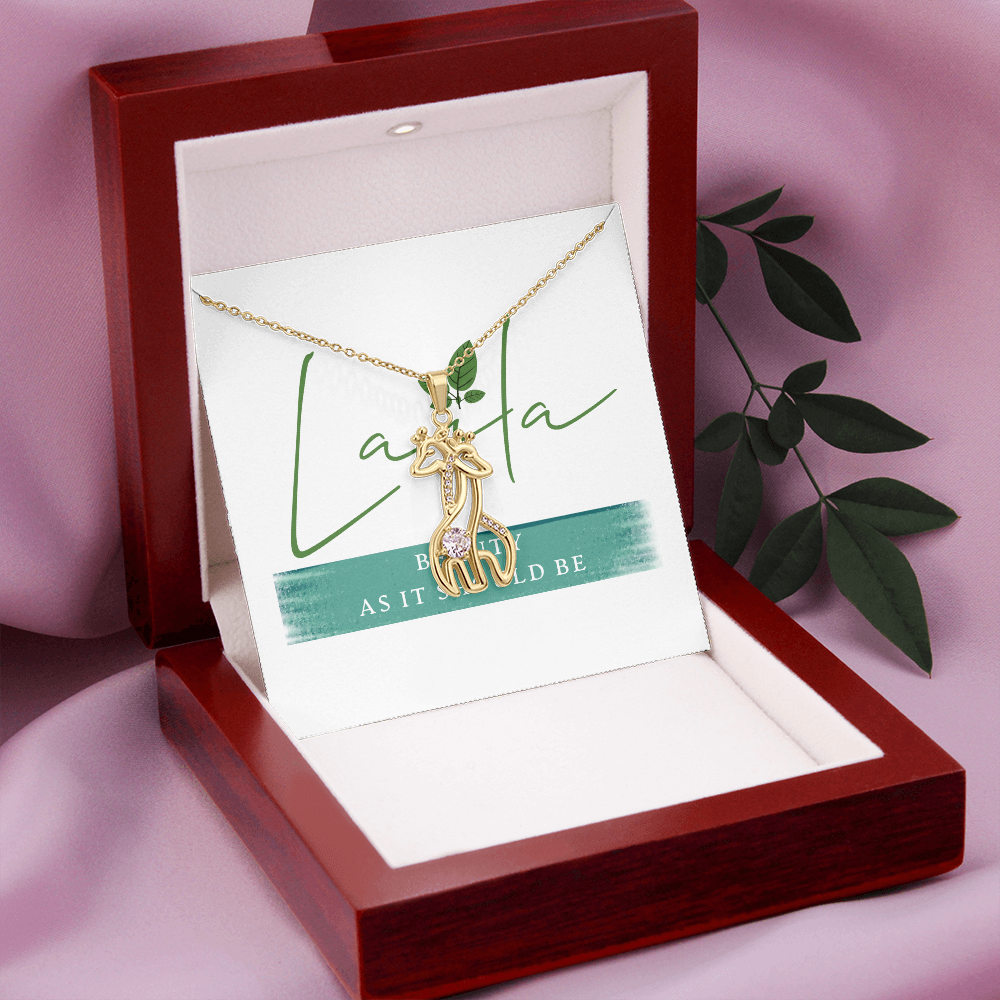 Laila - Giraffes Necklace Jewelry - Laila Beauty Care Jewelry