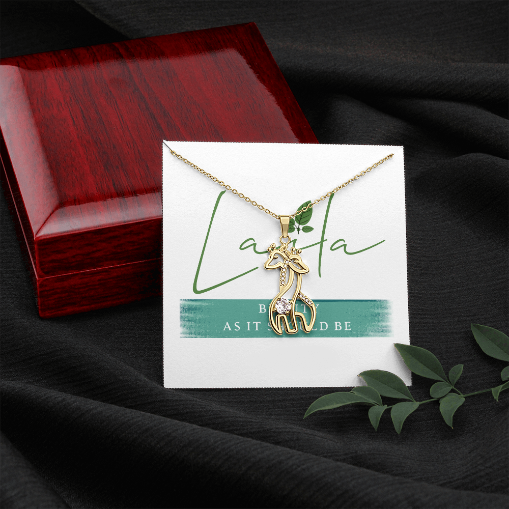 Laila - Giraffes Necklace Jewelry - Laila Beauty Care Jewelry