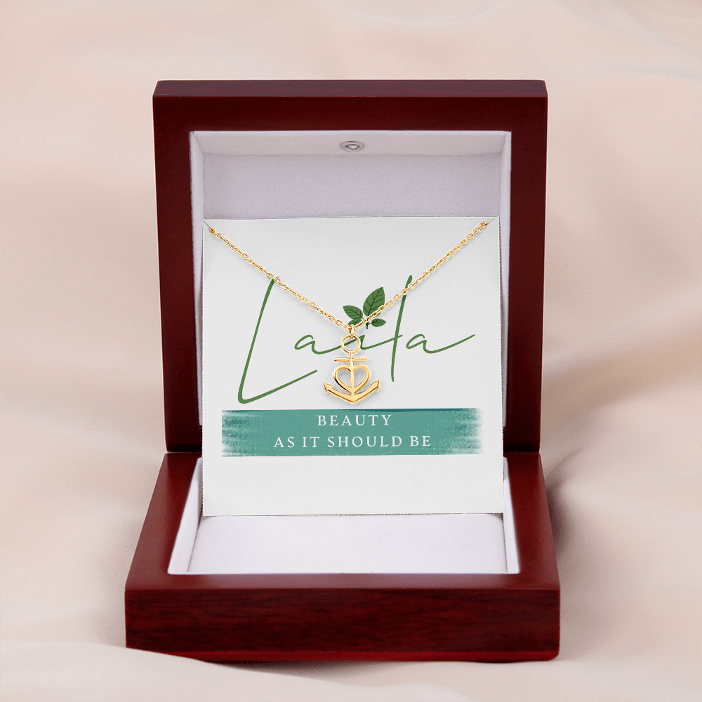 Laila - Anchor Necklace Jewelry - Laila Beauty Care Jewelry