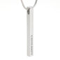 Laila - Roman Numerals Vertical Bar Necklace Jewelry - Laila Beauty Care Jewelry