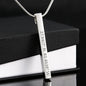 Laila - Coordinates Vertical Bar Necklace Jewelry - Laila Beauty Care Jewelry