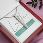 Laila - Coordinates Vertical Bar Necklace Jewelry - Laila Beauty Care Jewelry