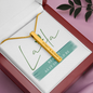 Laila - Coordinates Vertical Bar Necklace Jewelry - Laila Beauty Care Jewelry