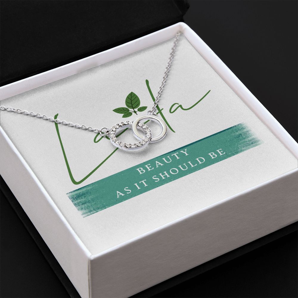 Laila - Perfect Pair Necklace Two Tone Box Jewelry - Laila Beauty Care Jewelry