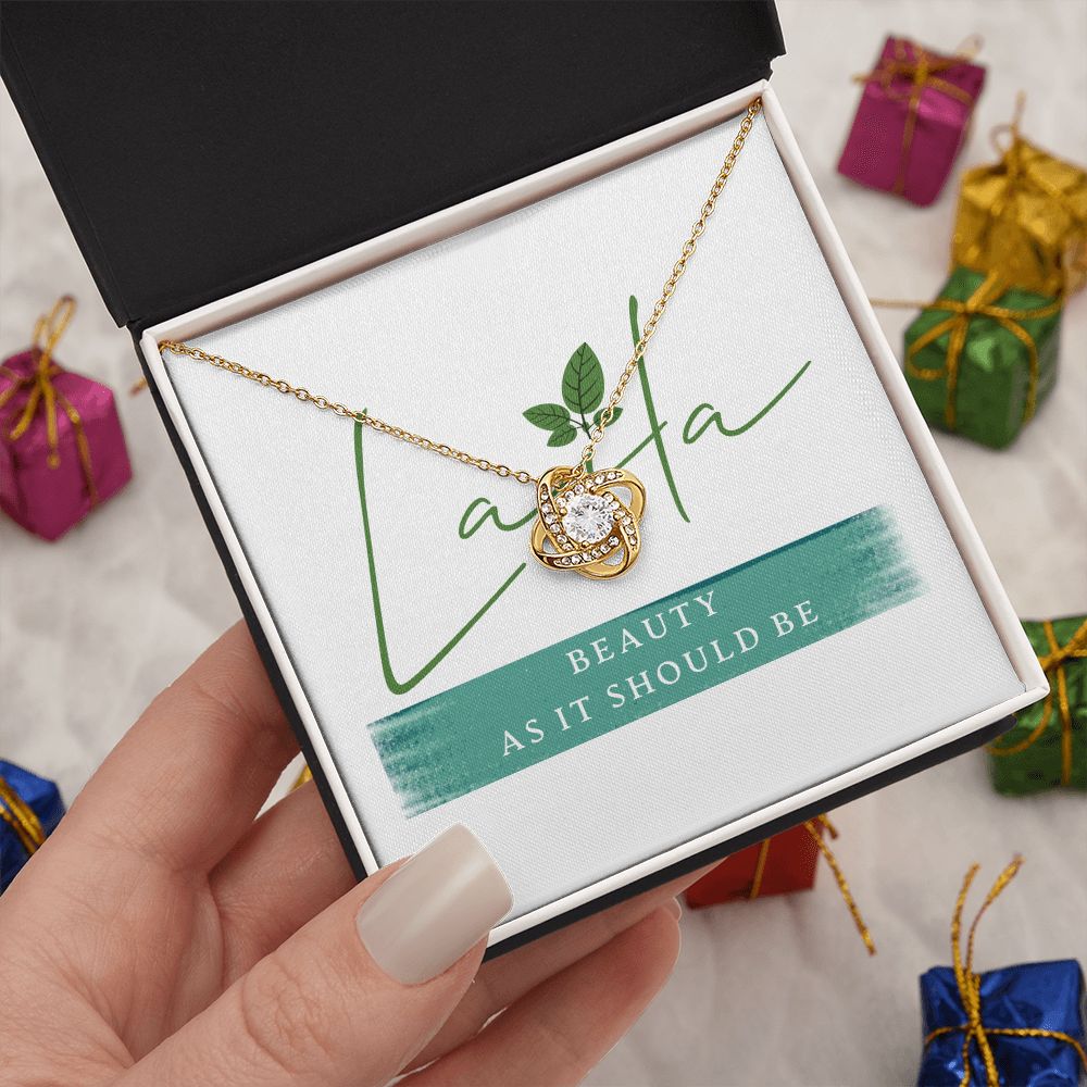 Laila - Love Knot Necklace Jewelry - Laila Beauty Care Jewelry