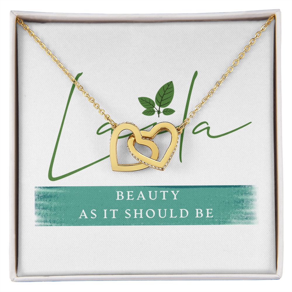 Laila - Interlocking Heart Necklace Jewelry - Laila Beauty Care Jewelry