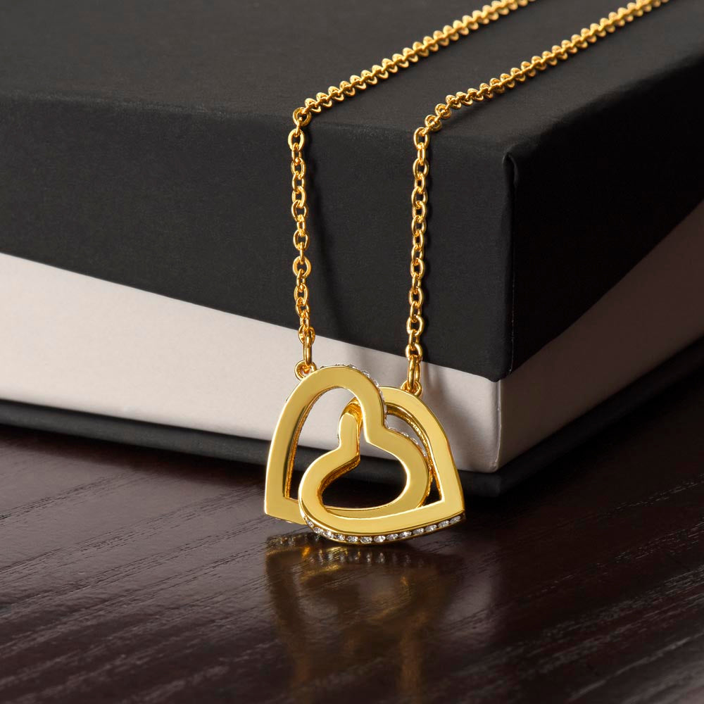 Laila - Interlocking Heart Necklace Jewelry - Laila Beauty Care Jewelry