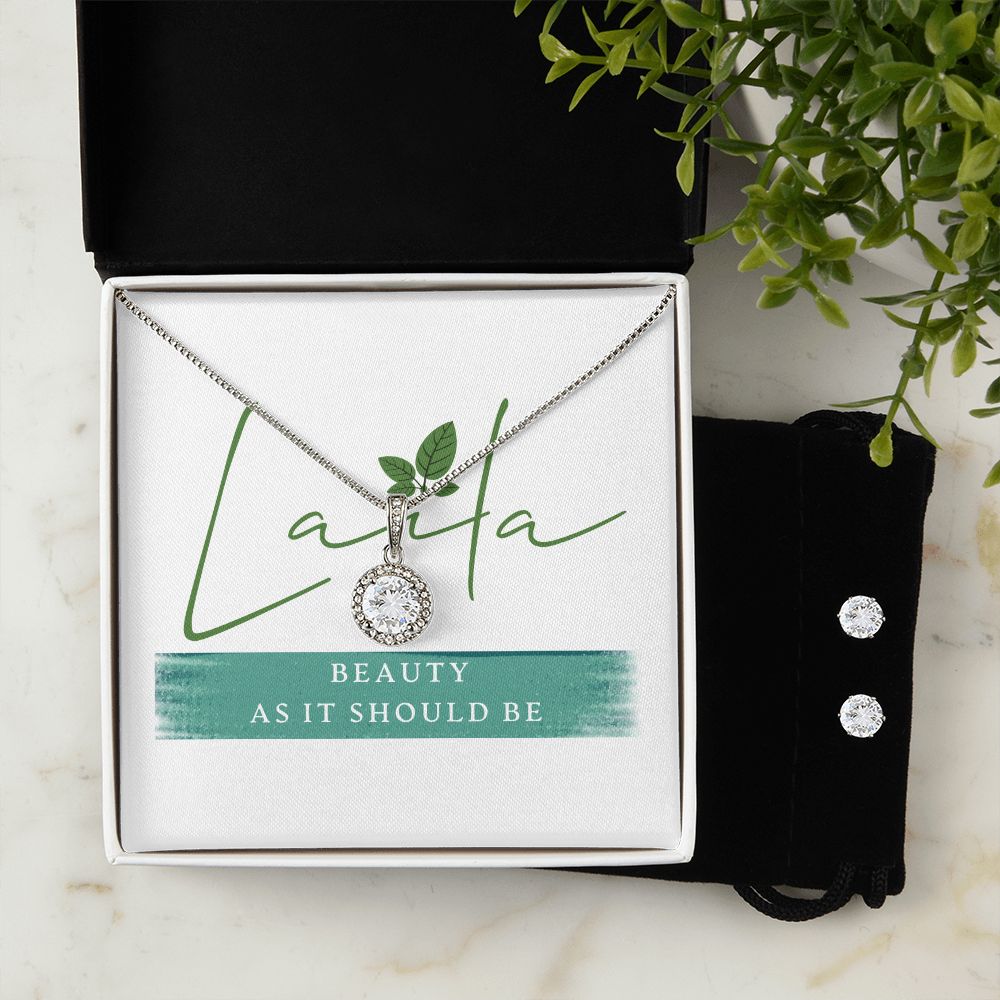 Laila - Eternal Hope Necklace and Earring Set Jewelry - Laila Beauty Care Jewelry