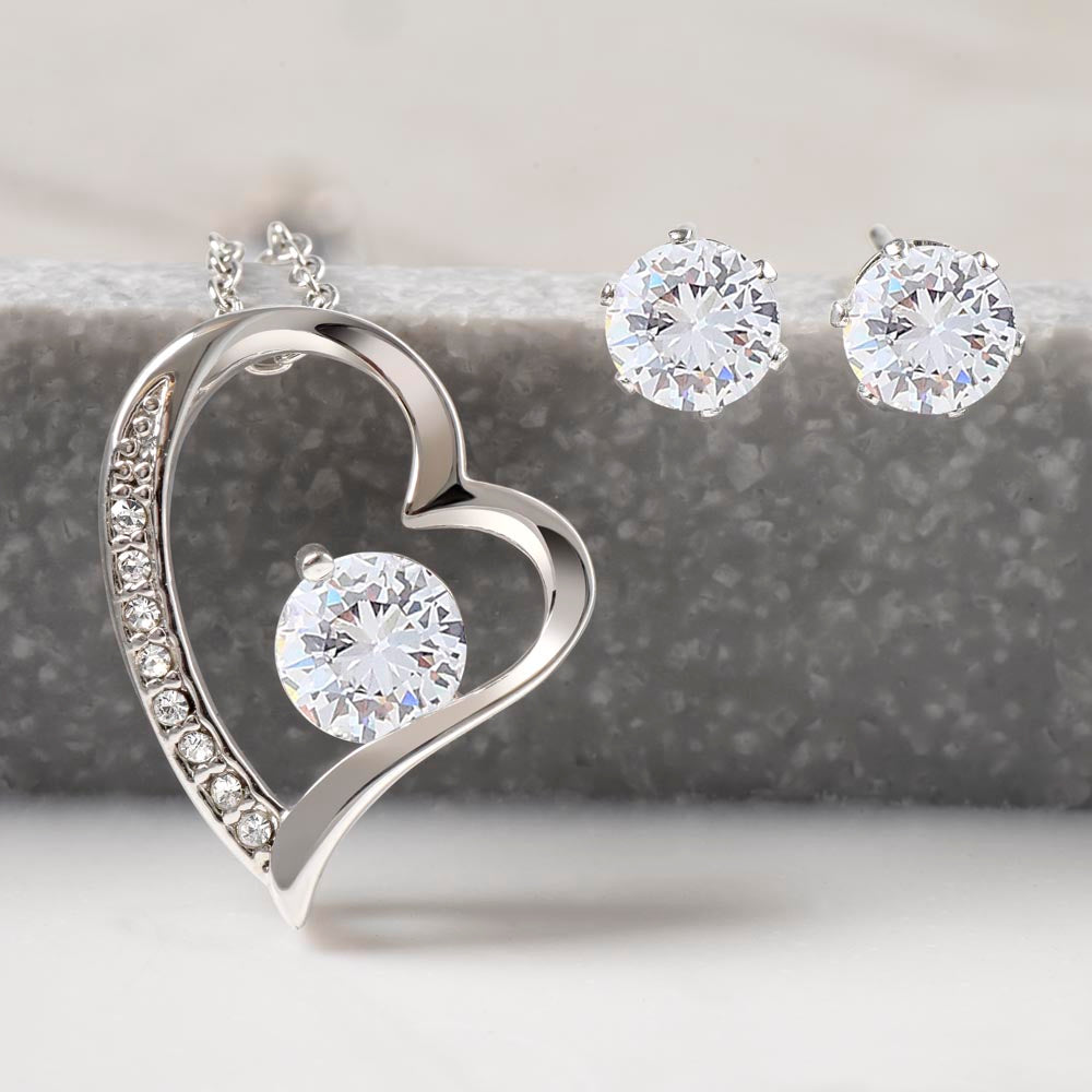 Laila - Forever Love Necklace and Earring Set Jewelry - Laila Beauty Care Jewelry