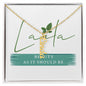 Laila - Vertical Name Necklace