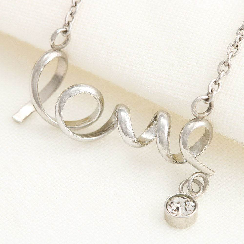 Laila - Scripted Love Necklace Jewelry - Laila Beauty Care Jewelry