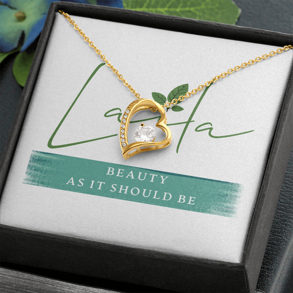 Laila - Forever Love Necklace 18k Yellow Gold Finish / Standard Box Jewelry - Laila Beauty Care Jewelry