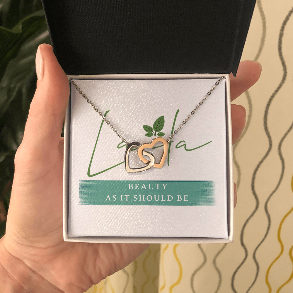 Laila - Interlocking Heart Necklace Jewelry - Laila Beauty Care Jewelry