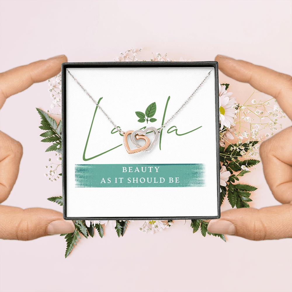 Laila - Interlocking Heart Necklace Jewelry - Laila Beauty Care Jewelry