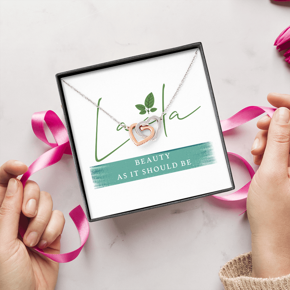 Laila - Interlocking Heart Necklace Jewelry - Laila Beauty Care Jewelry