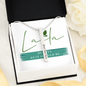 Laila - Engraved Stick Necklace - 4 Sides Engraved 4 Sided Stick Necklace (Stainless Steel) / Standard Box Jewelry - Laila Beauty Care Jewelry