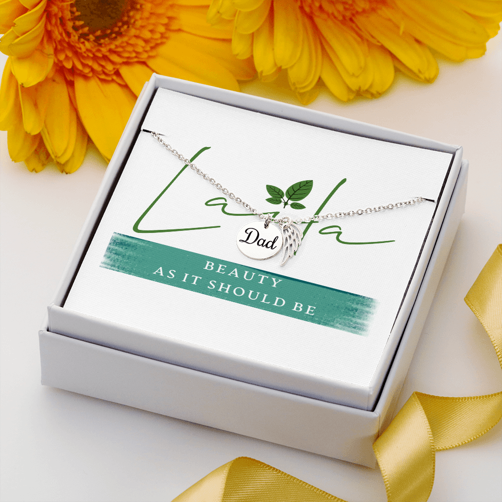 Laila - Dad Remembrance Necklace Jewelry - Laila Beauty Care Jewelry