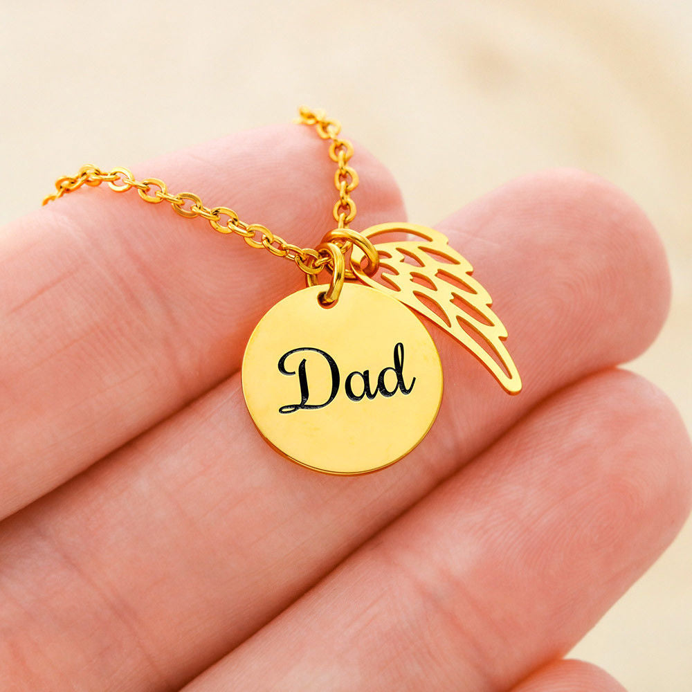 Laila - Dad Remembrance Necklace Jewelry - Laila Beauty Care Jewelry