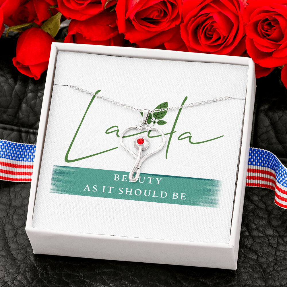 Laila - Stethoscope Necklace Jewelry - Laila Beauty Care Jewelry
