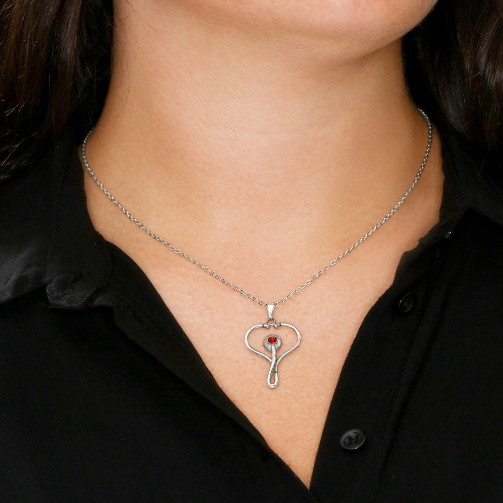 Laila - Stethoscope Necklace Jewelry - Laila Beauty Care Jewelry