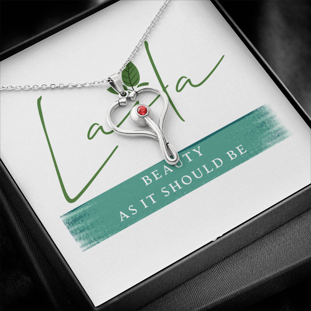 Laila - Stethoscope Necklace Jewelry - Laila Beauty Care Jewelry