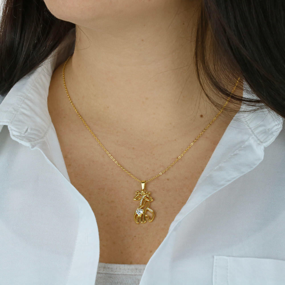 Laila - Giraffes Necklace Jewelry - Laila Beauty Care Jewelry